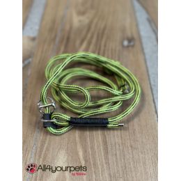 Laisse fait main - en corde type alpinisme - ultra-résistant - Modèle "Savannah" - Ep : 6 mm