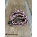 SALE - SOLDE - Laisse fait main - LASSO (avec collier intégré) - en corde type alpinisme - ultra-résistant - Modèle "Sweet" - Ep