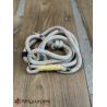 SALE - SOLDE - Laisse fait main - LASSO (avec collier intégré) - en corde type alpinisme - ultra-résistant - Modèle "Pastel" - E