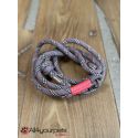 SALE - SOLDE - Laisse fait main - LASSO (avec collier intégré) - en corde type alpinisme - ultra-résistant - Modèle "Sporty" - E