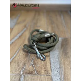 SALE - SOLDE - Laisse fait main - Classique - en corde type alpinisme - ultra-résistant - Modèle "Hunter" - Ep : 10 mm