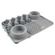 Bol anti-glouton Duvoplus 4 en 1 gris - 125 ml 30 x 20 x 4 cm