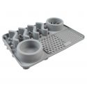 Bol anti-glouton Duvoplus 4 en 1 gris - 125 ml 30 x 20 x 4 cm