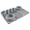 Bol anti-glouton Duvoplus 4 en 1 gris - 125 ml 30 x 20 x 4 cm