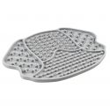Tapis à lécher Duvoplus gris 21,5 x 15 x 1 cm