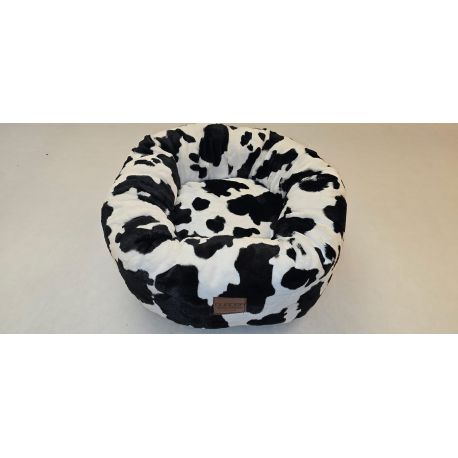 Corbeille apaisante de haute qualité - Finition «&nbsp;Vache print&nbsp;» Fabrication belge ! - Noir - 5 tailles - 8 couleurs