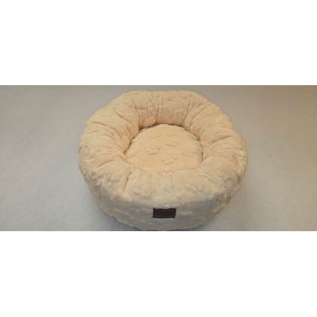 Corbeille apaisante de haute qualité - Finition «&nbsp;Paw Print&nbsp;» Fabrication belge ! - Beige - 5 tailles - 8 couleurs