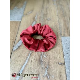 Chouchou (élastique pour cheveux) en VELOURS "Red Touch" 