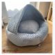 Corbeille dôme ultra-douce de haute qualité, finition « sweet bubble" - Couleur : PM-012 - Bleu gris