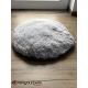 Coussin poils long - Bicolore gris clair/gris foncé - 60 cm