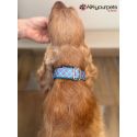 Collier réglable fait main motif "Funky Tartan" - 25 mm