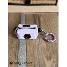 Etui à ramasse-crottes "fait main" - Motif «&nbsp;Parme&nbsp;»