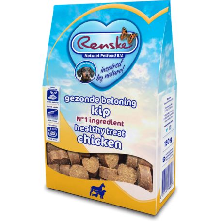 Renske - Récompenses saines «coeur&nbsp;» au poulet 