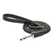 Laisse cuir "Tresse" - marron