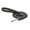 Laisse cuir "Tresse" - marron