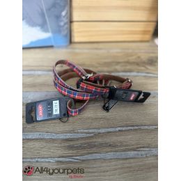 SOLDE - SALE - Ensemble collier & laisse Scott marine - 15mm 