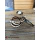 SOLDE - SALE - Ensemble collier & laisse Scott beige -15mm 
