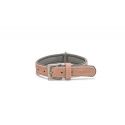 Collier simili cuir - Rose