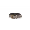 Collier simili cuir - Gris
