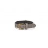 Collier simili cuir - Gris