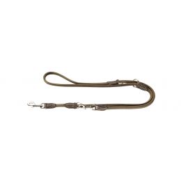 Collier en cuir Hunting Alu-Strong - Olive