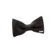 Noeud papillon en cuir «&nbsp;Paris&nbsp;» - Noir