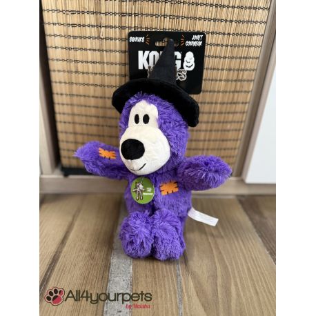 KONG Halloween Wild Knots Witch Bear - Violet