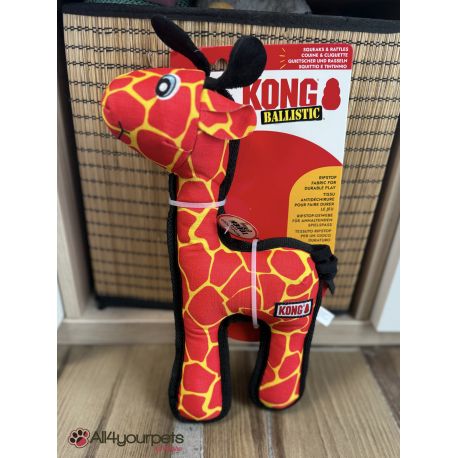 KONG Ballistic Alligator : une peluche pour chien conçue pour associer résistance, stimulation et douceur. Matériau KONG Ballist