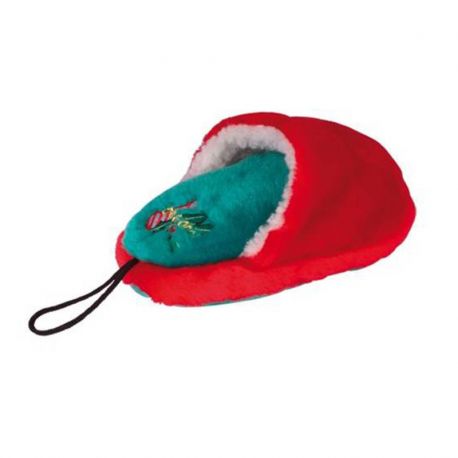 Peluche Mule sonore : rouge