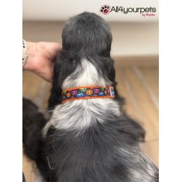 Collier réglable fait main motif "Pimpkin" - 20 mm