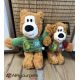 KONG Holiday Wildknots Sweater Bear - SM 18cm