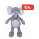 Organic squeaky toy Elephant 25 cm
