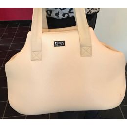 Trilly Tutti Brilly Luxury Beige Leather carrier bag