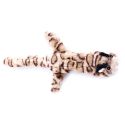 Squeaky crushed plush toy, Leopard