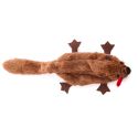Squeaky crushed plush toy, Mongoose