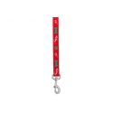 Zack & Zoe Xmas Naughty or Nice Lead Red 2,5x180cm Christmas Lead For Dogs