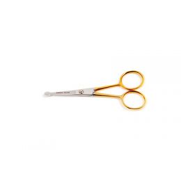 Straight scissors with round tip 10,7 cm - 4 1/4"