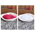 Oval padded cushion - Color n°4