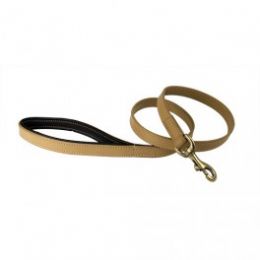 Bobby Leather Leash - Confort handle - Natural 