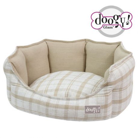 Doogy confort Basket - "Whooly" Design - Blue 