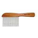 Flat Wooden Comb Rosewood Extra Long