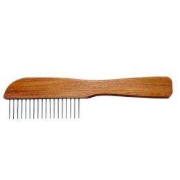 Wooden Poodle Comb 23cm Rosewood 