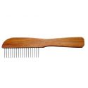 Wooden Poodle Comb 23cm Rosewood 
