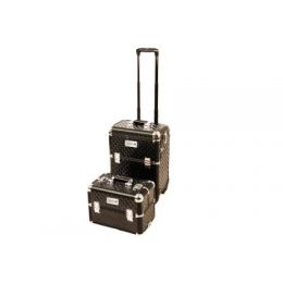 Groom-X valise de toilettage XL 2 en 1 avec roues et poignée téléscopique 