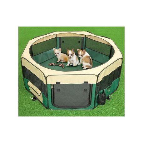 Pet play park pour chiots - vert