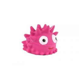 Chuckle City Squeaky Latex Hedgehog 5cm Pink