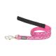 Red Dingo comfort leash "Pink Flanno"