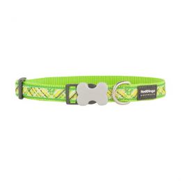 Collier Red Dingo fantaisie "Flanno vert"