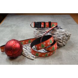 Handmade Fabric Leash, "Bow Tie" pattern