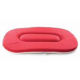 Flat oval Dog Cushion - Classic Red